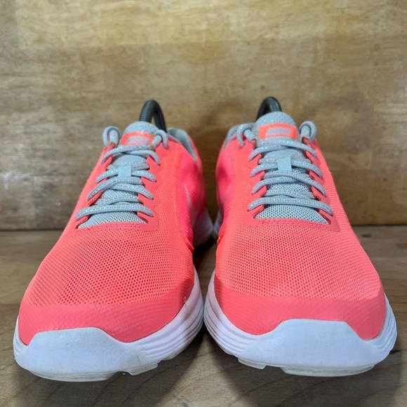 Nike Revolution 3 Womens Sz 8.5 (7Y) Running Shoes Sneakers Lava Glow 859602-600 - Picture 2 of 8